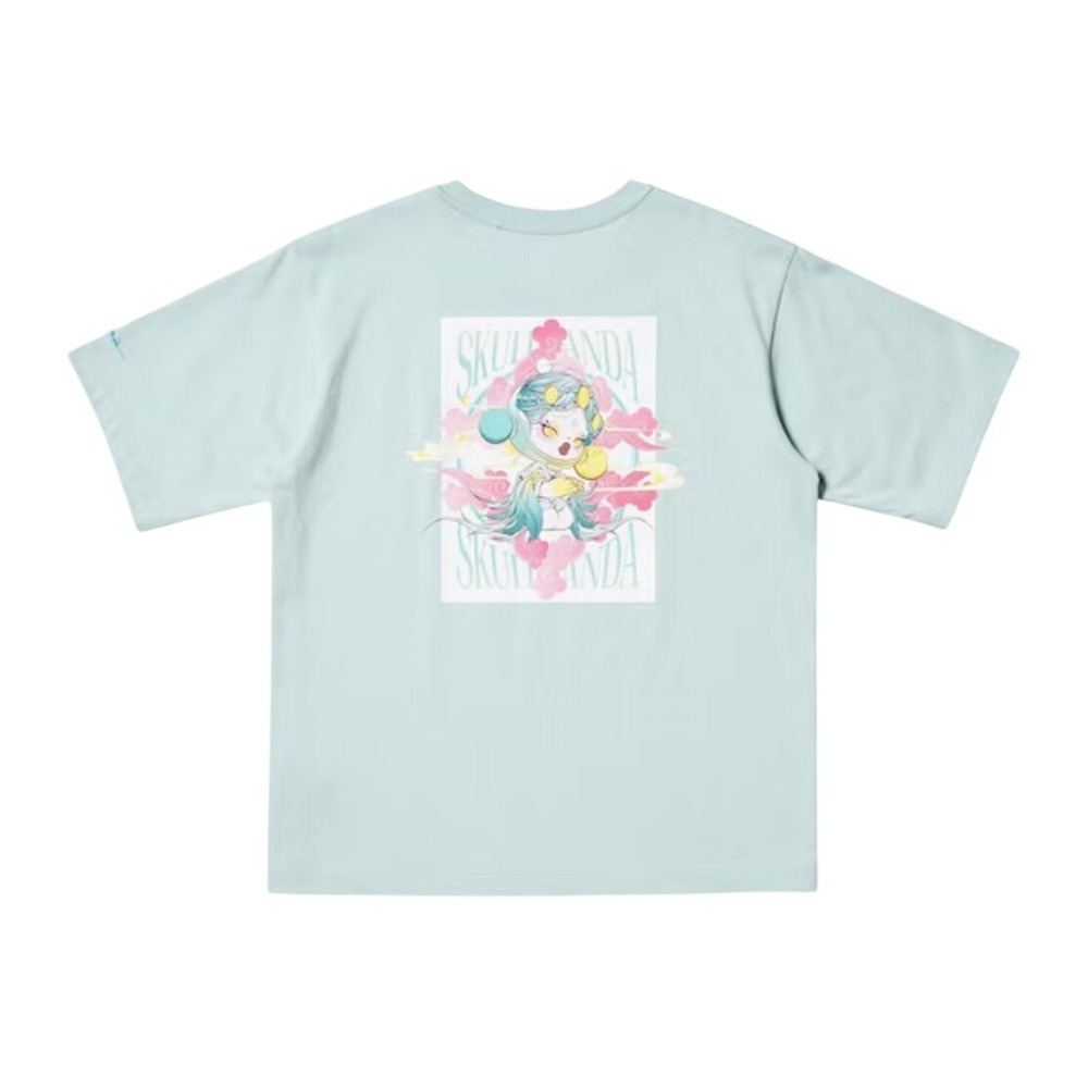 Uniqlo UT Skullpanda Graphic Tee Green XL Pop Mart Collab Short Sleeve
